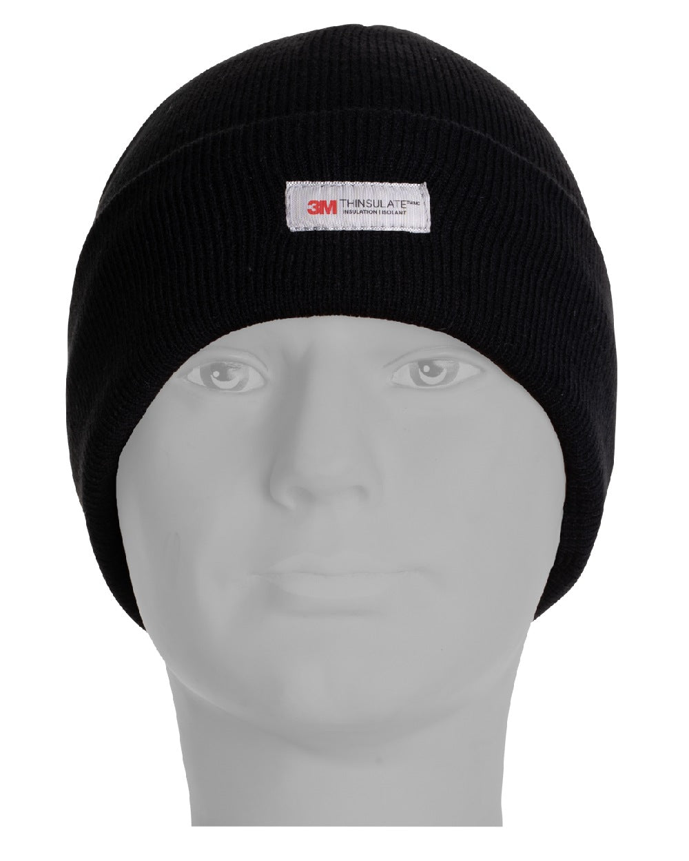 Black coloured Jack Pyke Thinsulate Bob Hat on white background