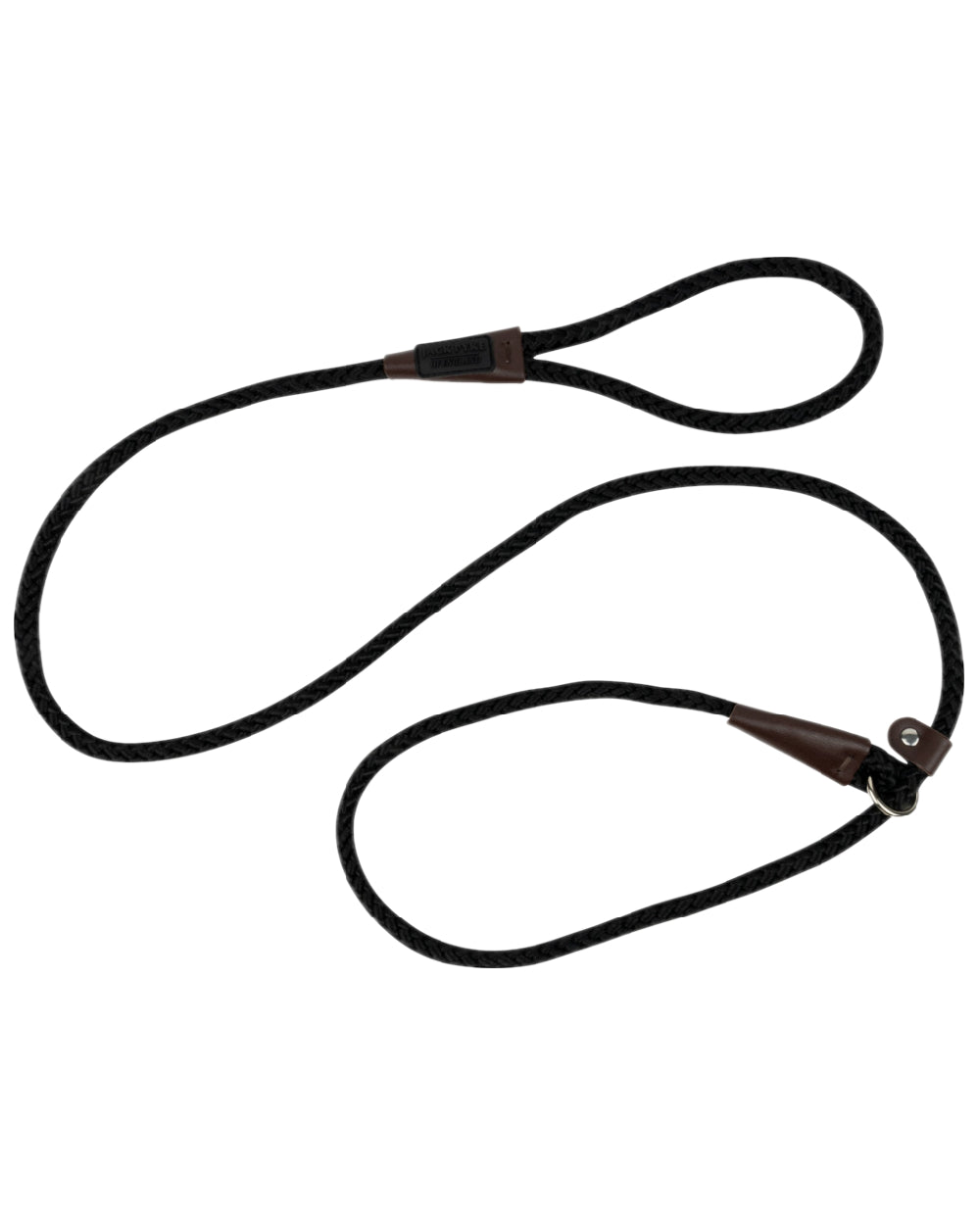 Black Coloured Jack Pyke Traditional Dog Slip Lead on white background
