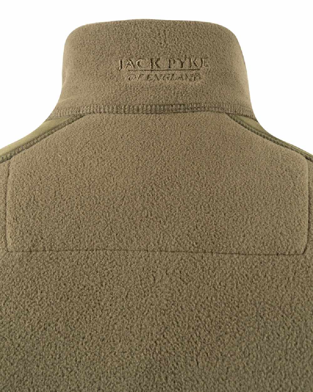 Green coloured Jack Pyke Weardale Fleece Jacket on white background