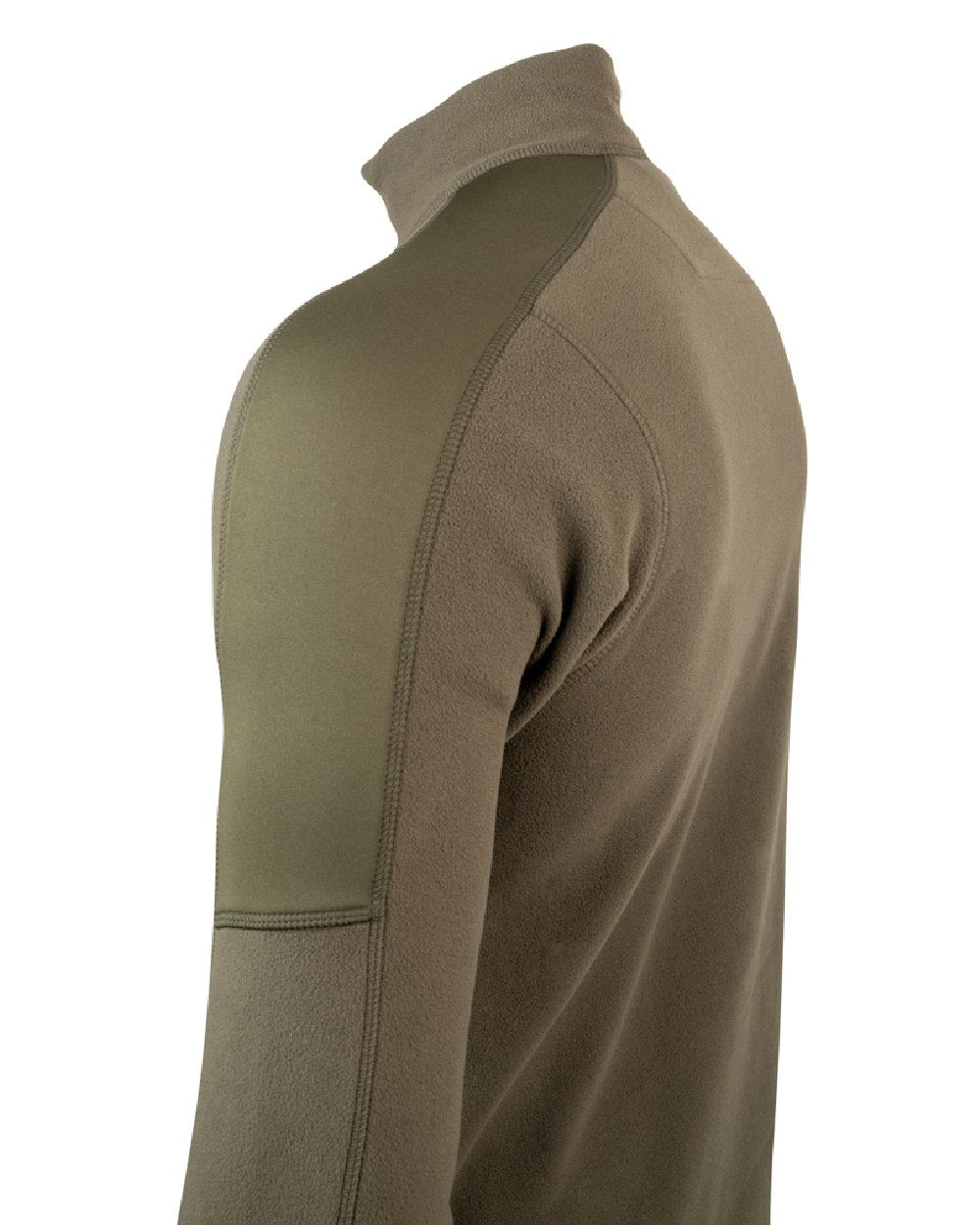 Green coloured Jack Pyke Weardale Fleece Jacket on white background