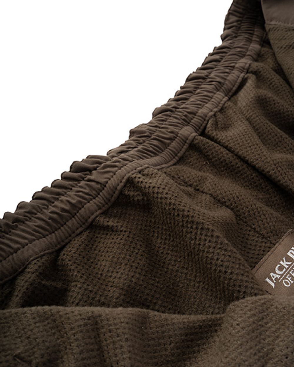 Brown coloured Jack Pyke Weardale Hunting Trousers on white background