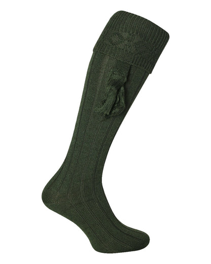 Jack Pyke Plain Shooting Socks in Green 