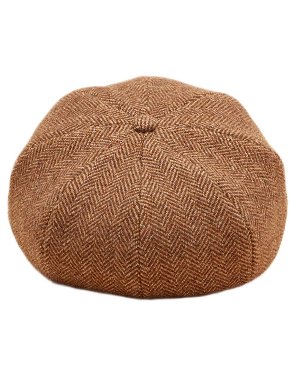 Tan Brown Coloured Joules Womens Elvaston Baker Boy Hat on white background