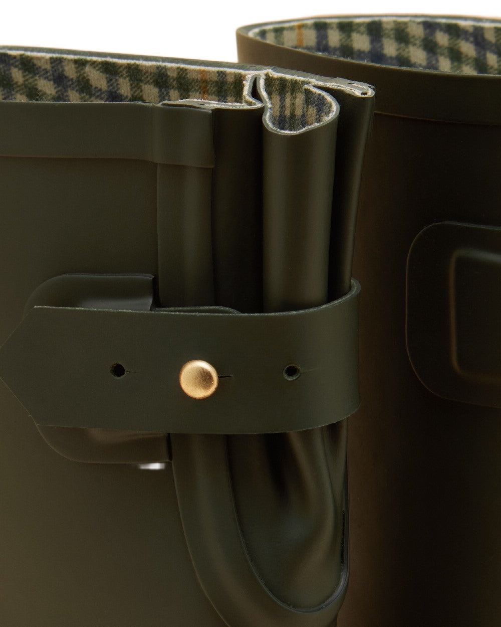 Green Coloured Joules Womens Wistow Adjustable Mid Calf Wellies on white background