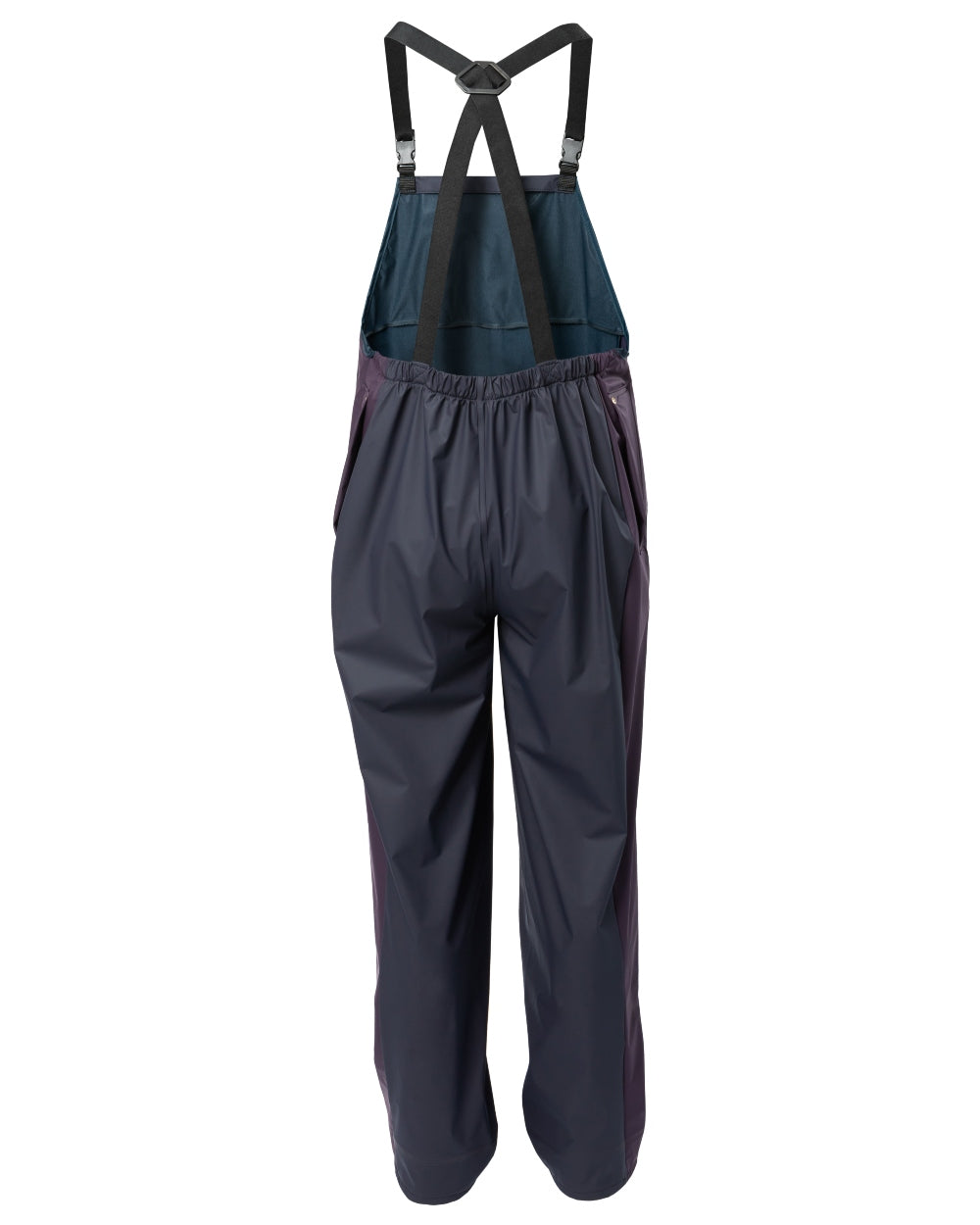 Navy coloured Kaiwaka Agtex Lady Of The Land Bib Overtrousers on white background
