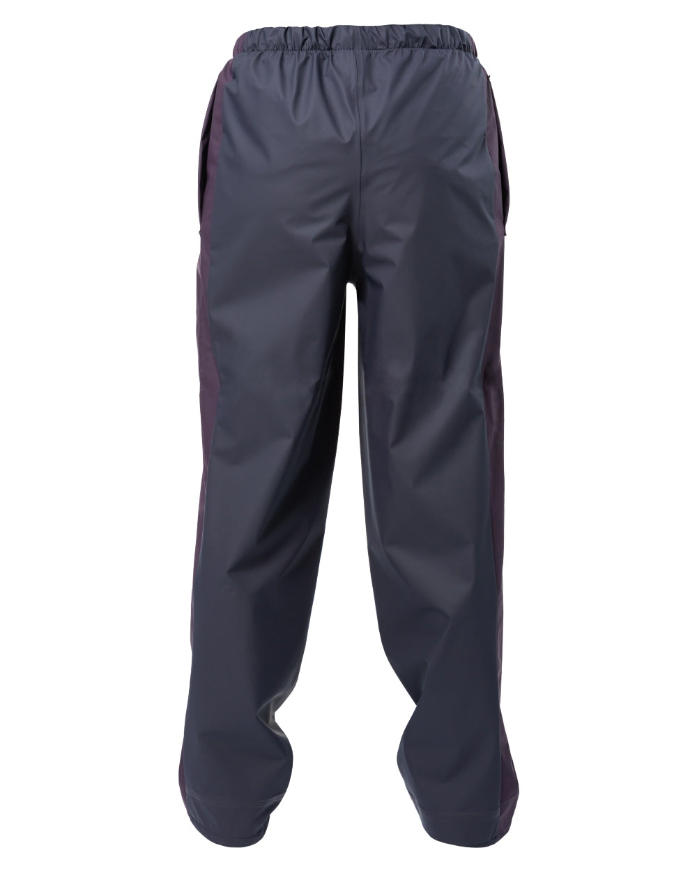 Navy coloured Kaiwaka Agtex Lady Of The Land Overtrousers on white background