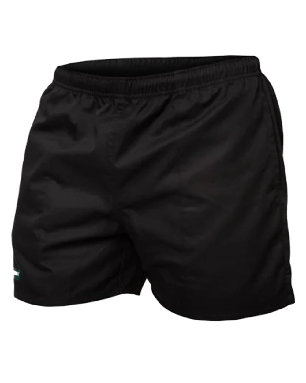 Black coloured Kaiwaka Mens Shorts on white background