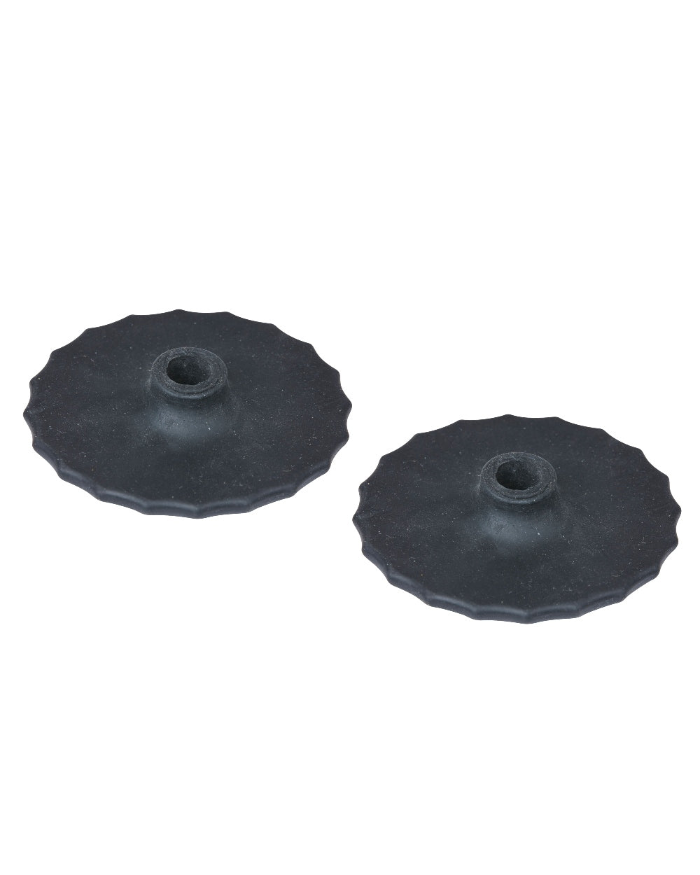 Black coloured Korsteel Gel Bit Guard Pair on white background