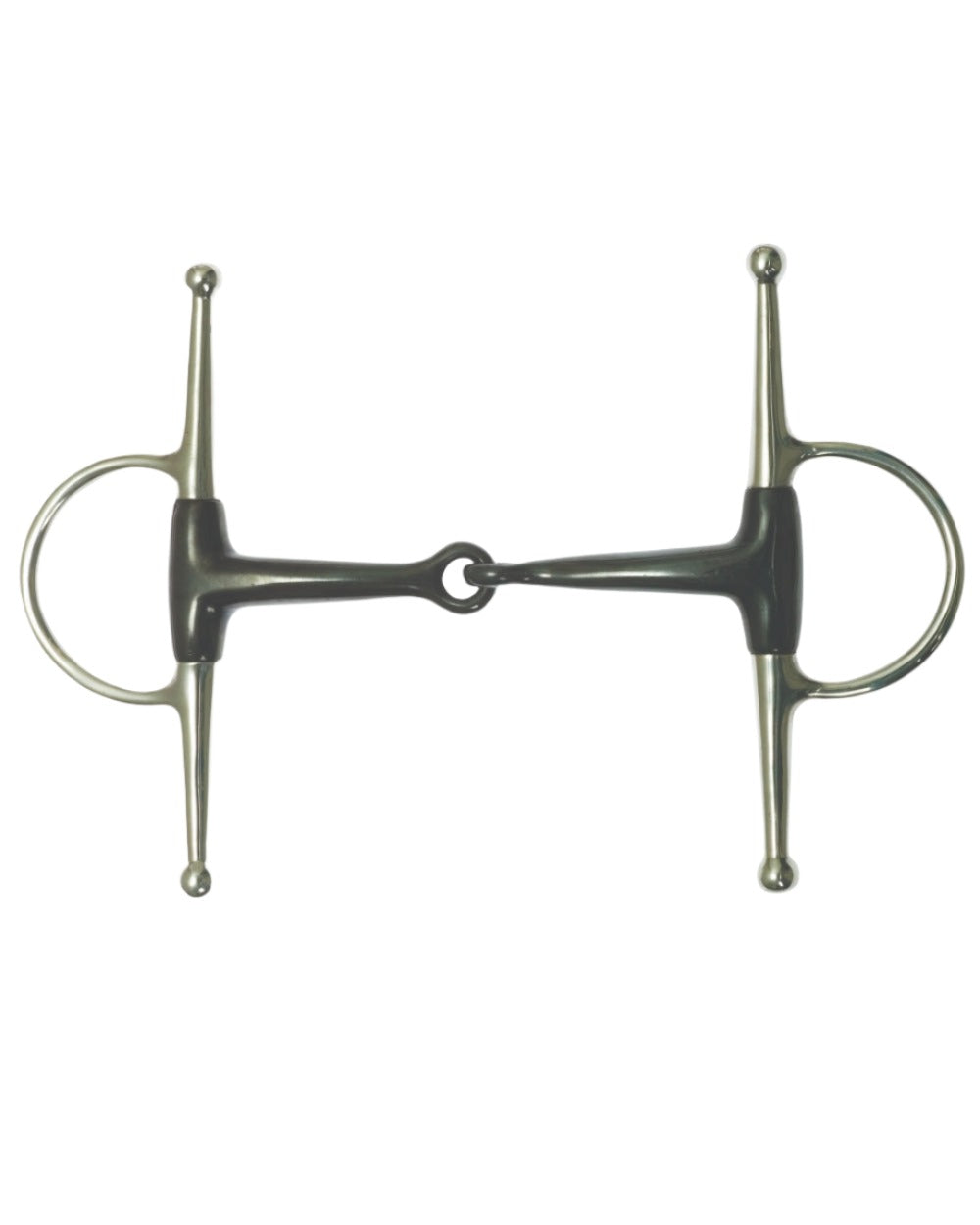 Korsteel Sweet Iron Jointed Full Cheek Snaffle Bit on white background