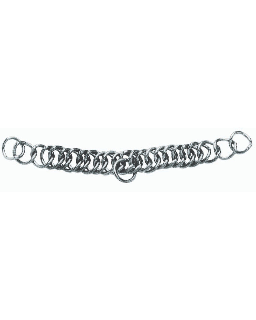 Korsteel Twin Link Curb Chain on white background