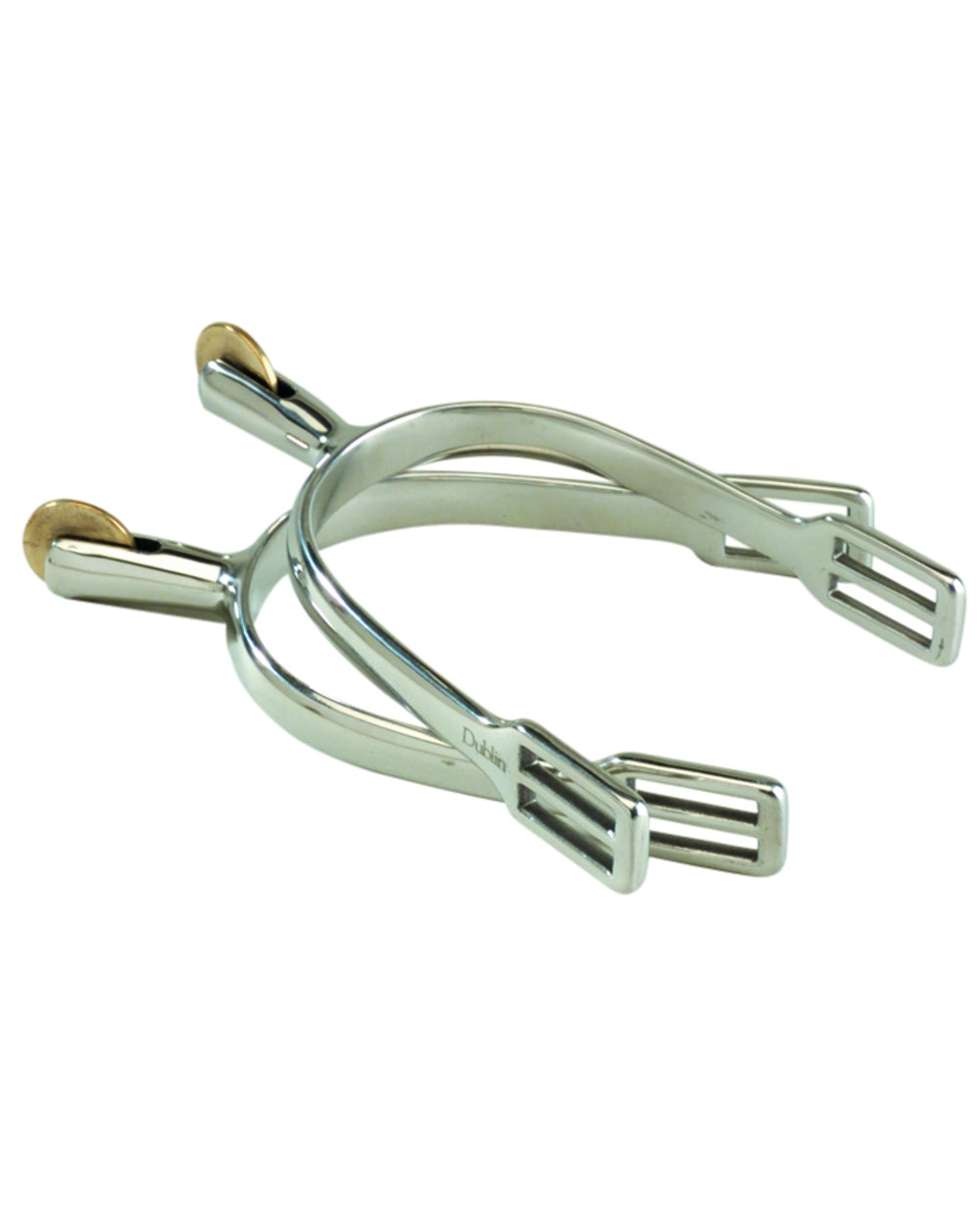 One Colour coloured Korsteel Womens Smooth Rowell Dressage Spurs-Duk on white background