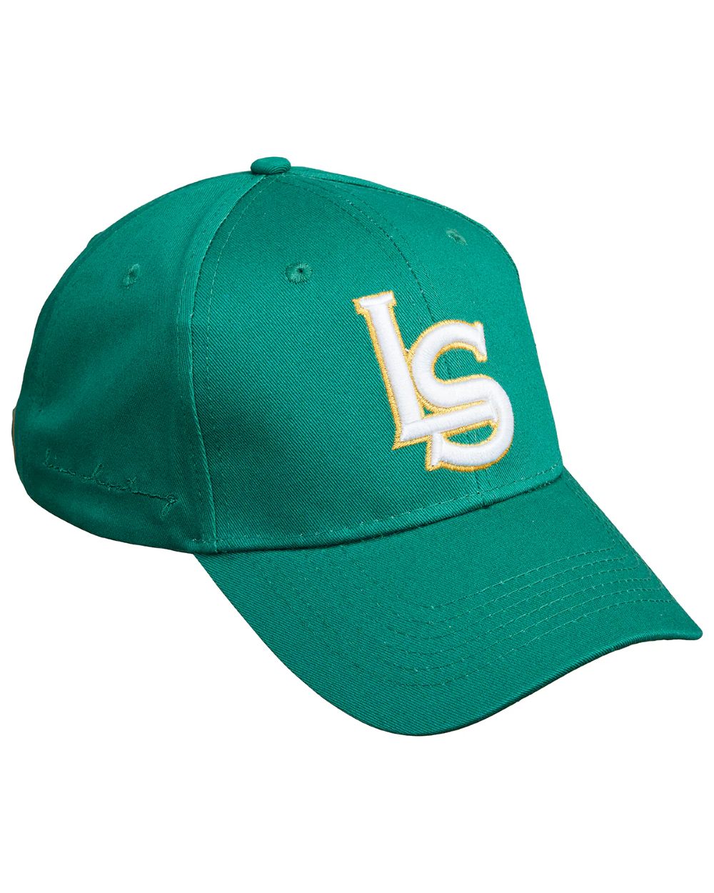 Green coloured Laksen Baseball 3D Shooting Cap on white background