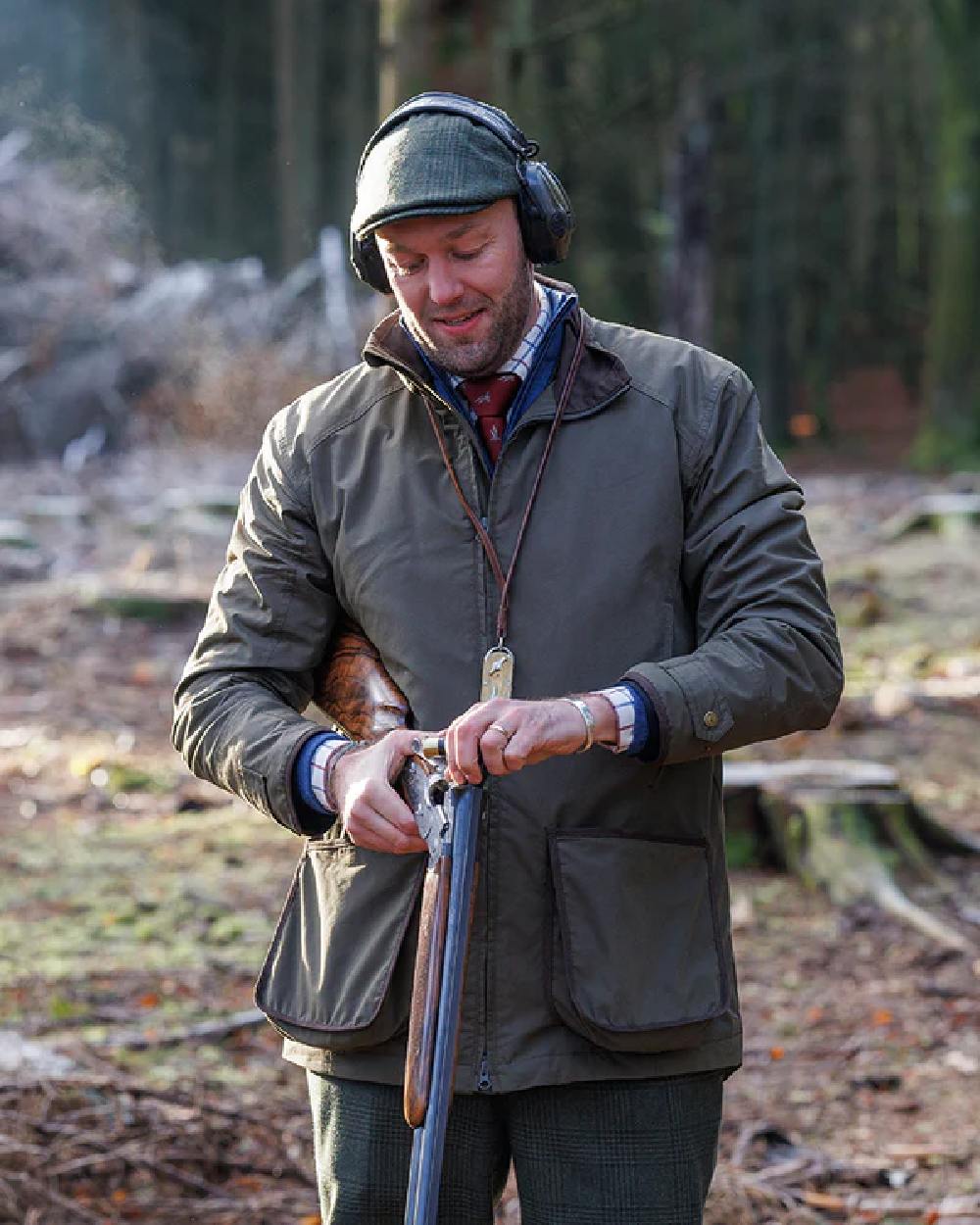 Laksen Flush Shooting Jacket on outdoor background