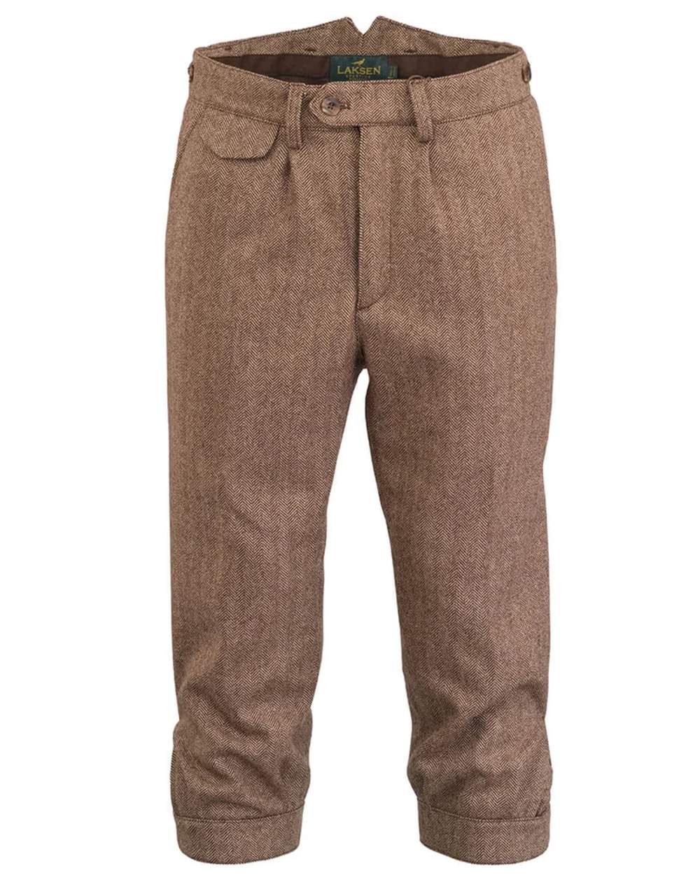 Astor Tweed coloured Laksen Mens Astor Tweed CTX Waterproof Breeks on white background
