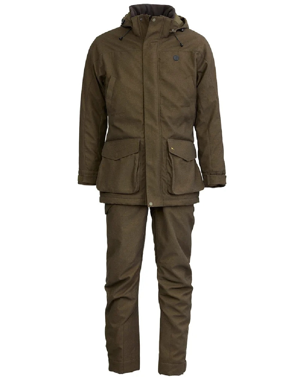 Green Coloured Laksen Mens Falcon Tech Hunting Jacket on White Background