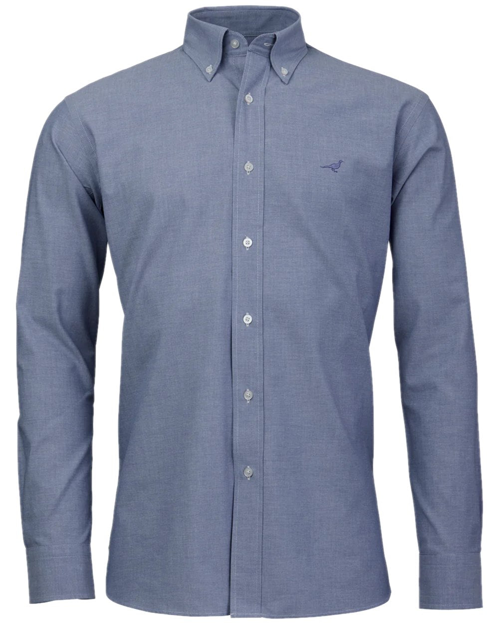 Light Blue Coloured Laksen Mens Kaleb Chambrey Shirt on white background