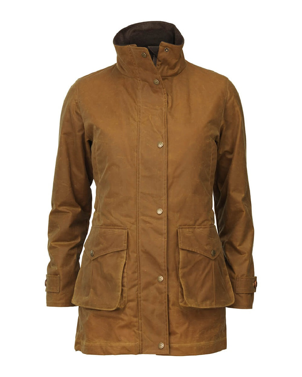 Laksen Ashley Wax Coat in Stone