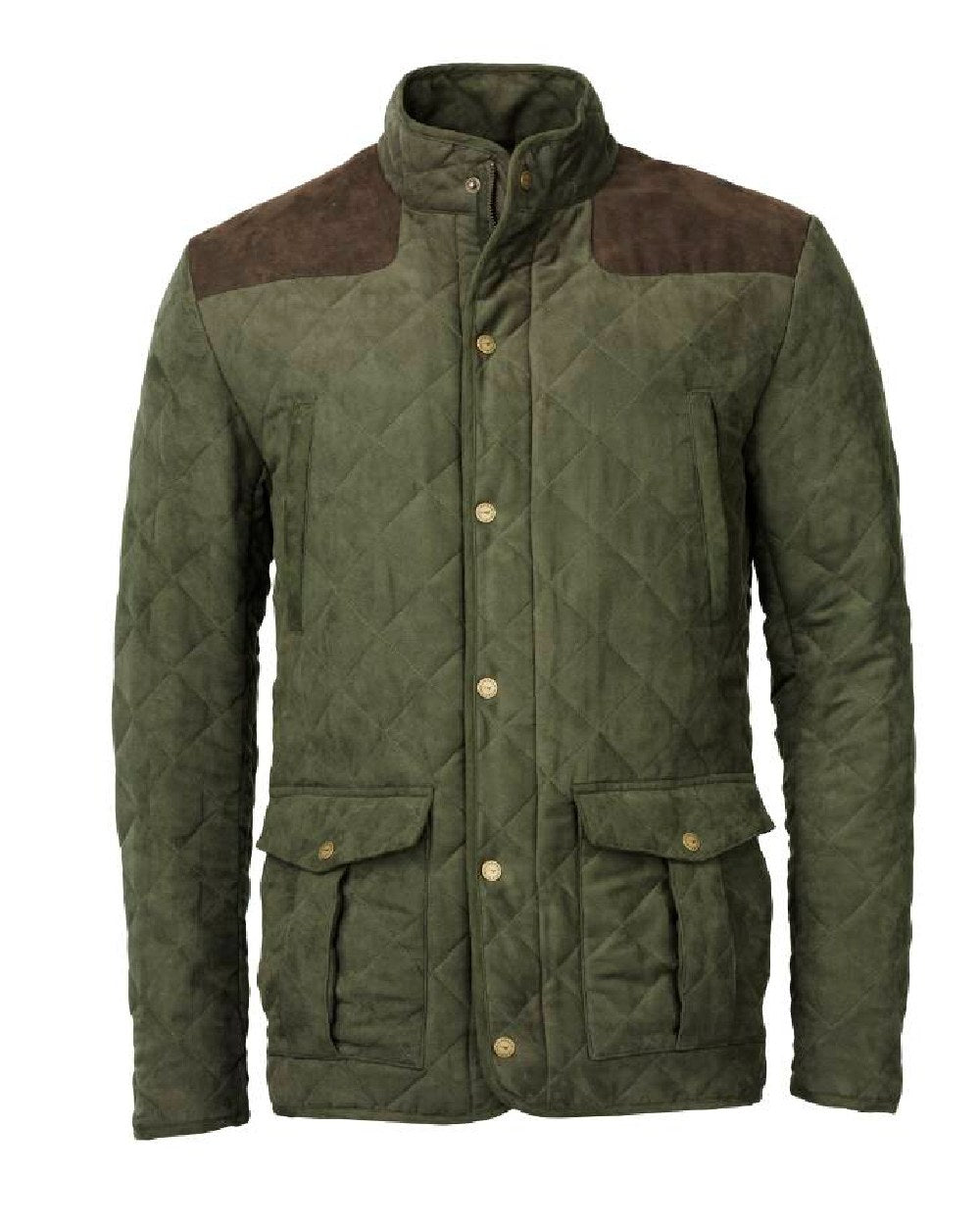 Laksen Hampton Quilted Jacket in Olive