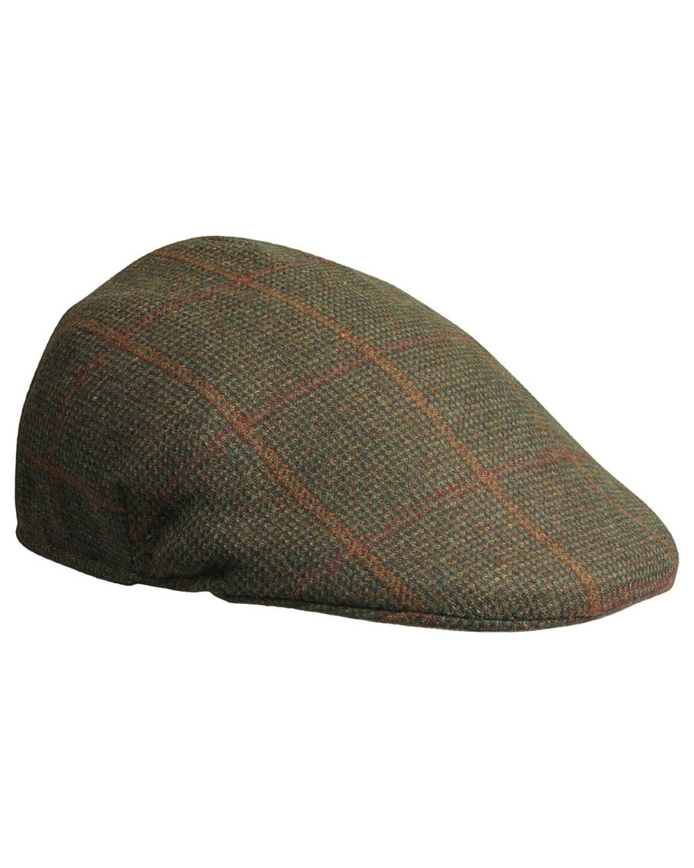 Laksen Hastings Ghillies Flat Cap With Earwarmer On A White Background