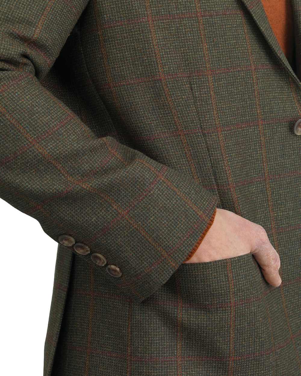 Laksen Hastings Tweed Sports Jacket On A White Background