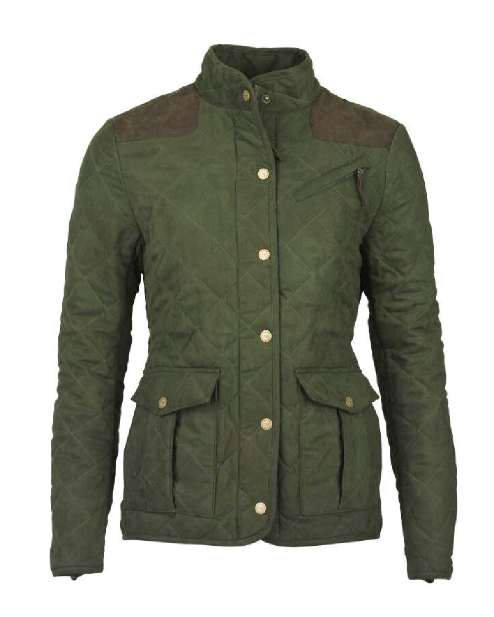 Laksen Lady Hampton Quilted Jacket in Olive