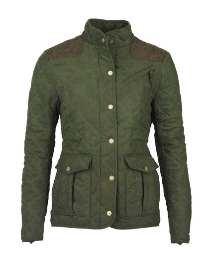 Laksen Lady Hampton Quilted Jacket in Olive 