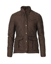 Laksen Lady Hampton Quilted Jacket in Brown #colour-brown