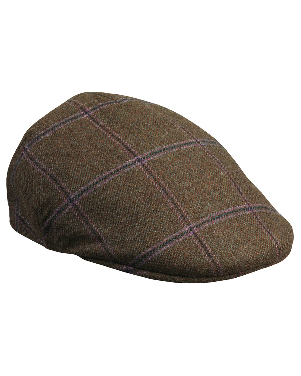 Laksen Pippa Drivers Flat Cap On A White Background