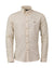 Laksen Willy Cotton Wool Shirt in Brown Camel