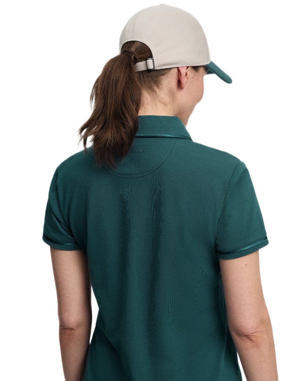 Stone coloured LeMieux Ashley Cap on white background