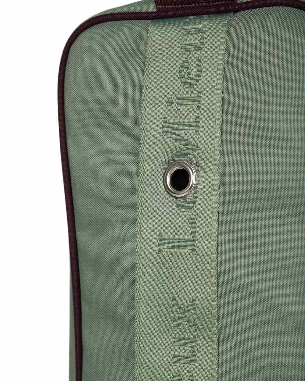 Rosemary coloured LeMieux Boot & Hat Bag on white background