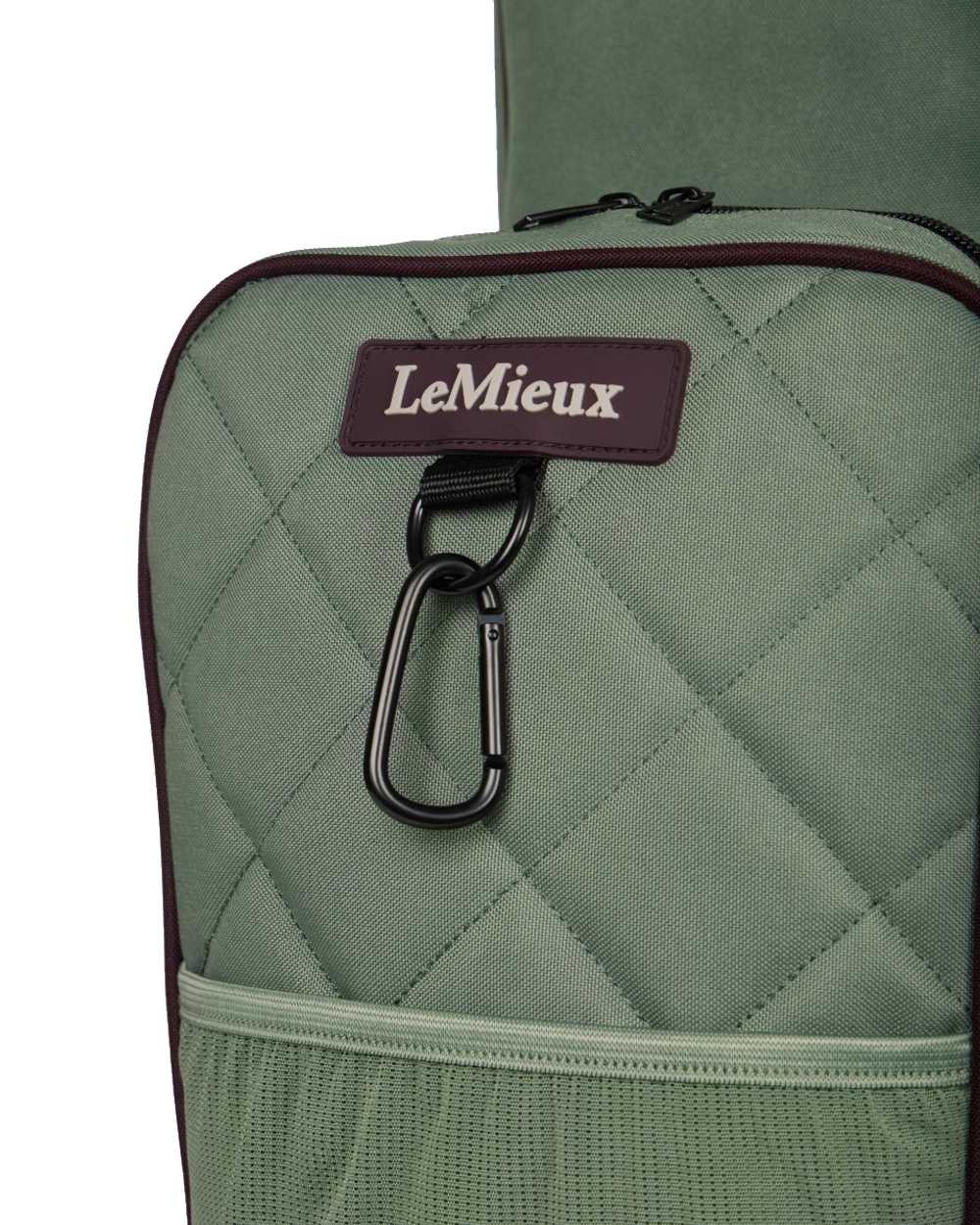 Rosemary coloured LeMieux Boot & Hat Bag on white background