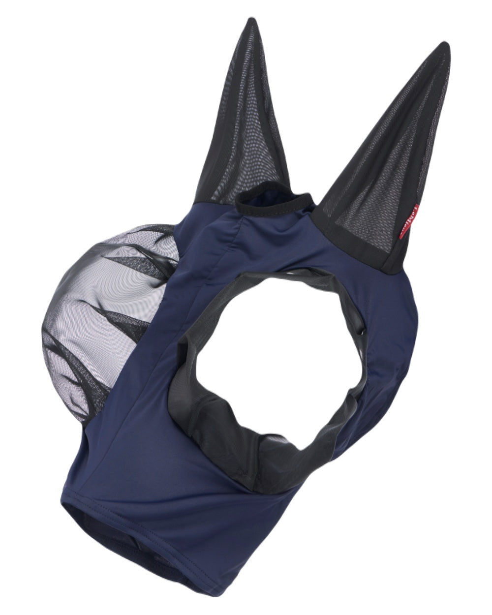 Navy coloured LeMieux Bug Relief Half Mask on white background