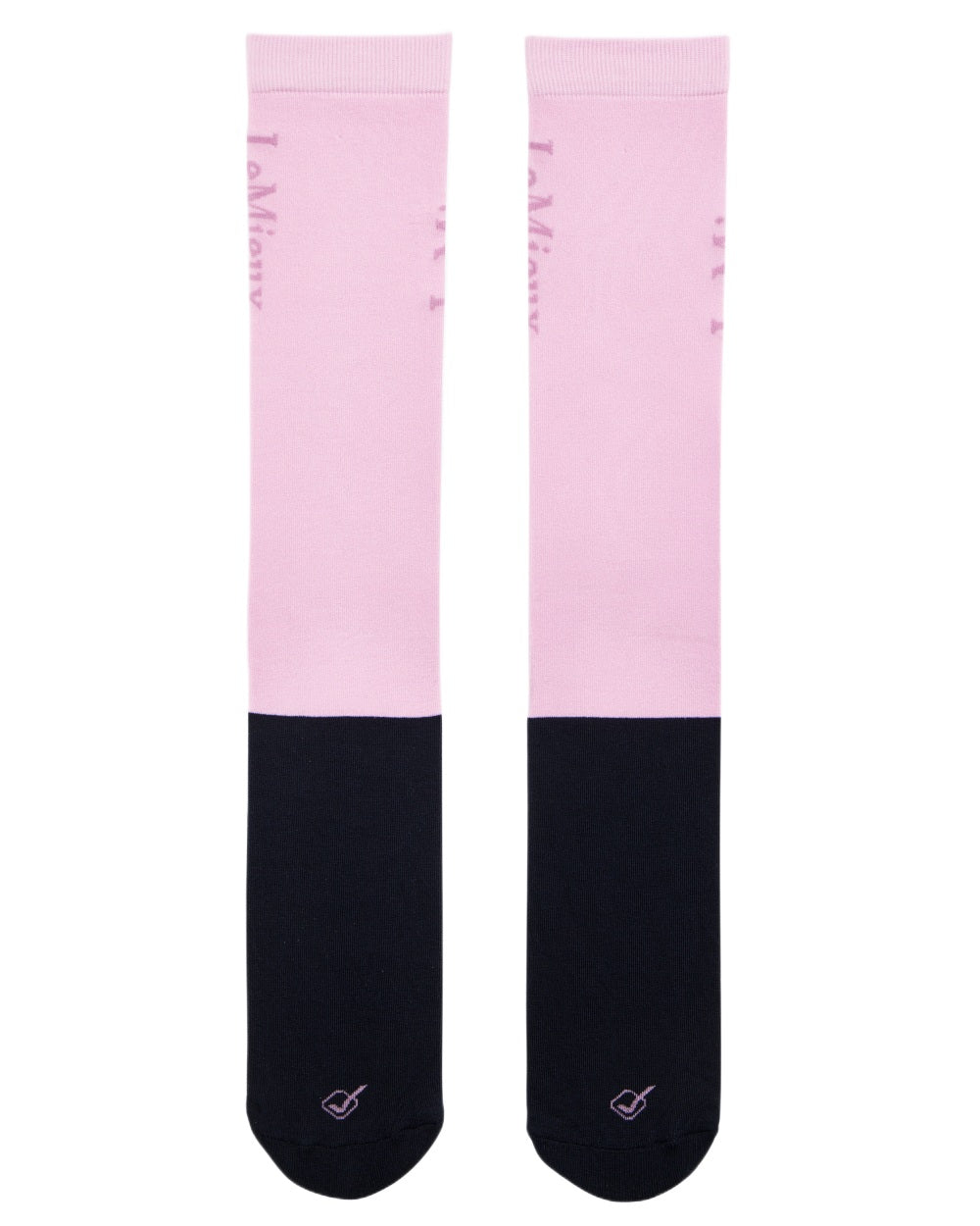 Fondant coloured LeMieux Competition Socks - Twin Pack on white background