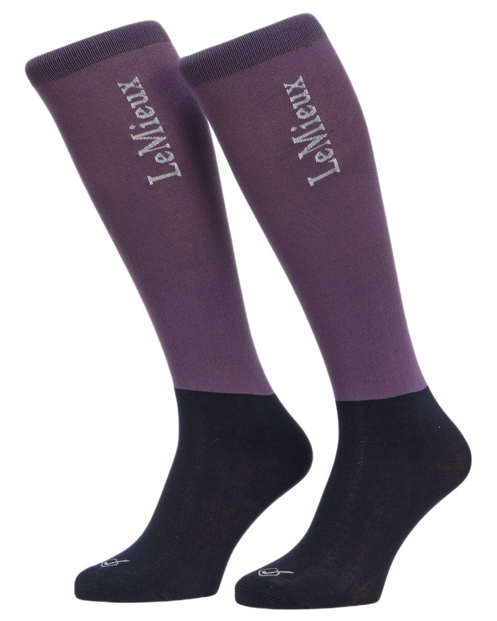 Juniper coloured LeMieux Competition Socks - Twin Pack on white background