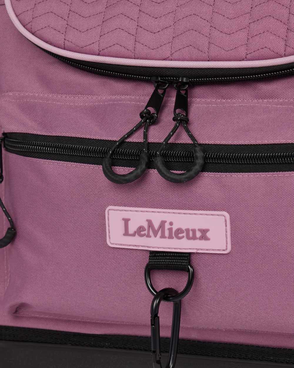 Mallow coloured LeMieux Elite Pro Grooming Bag on white background