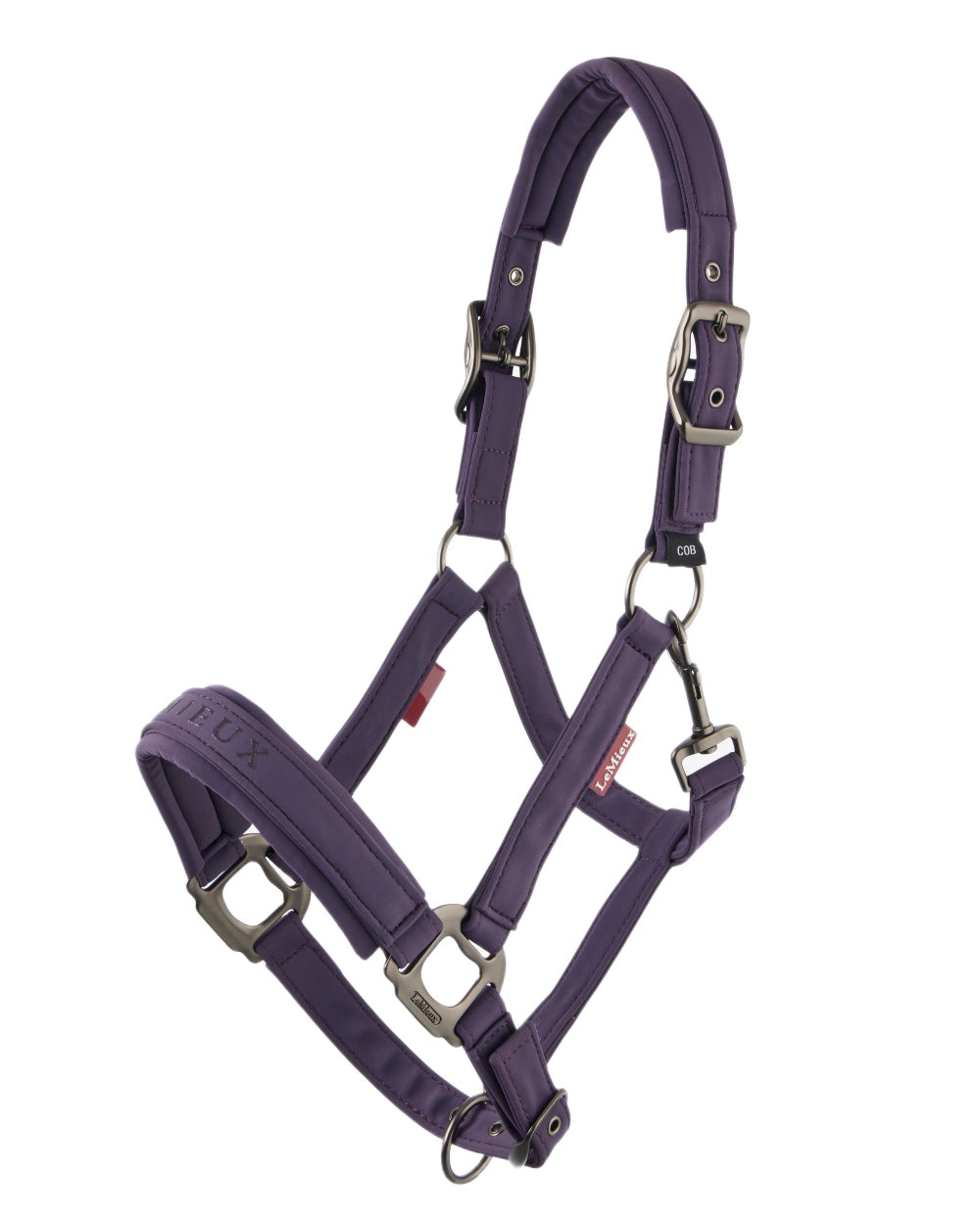 Juniper coloured LeMieux Essence Headcollar on white background