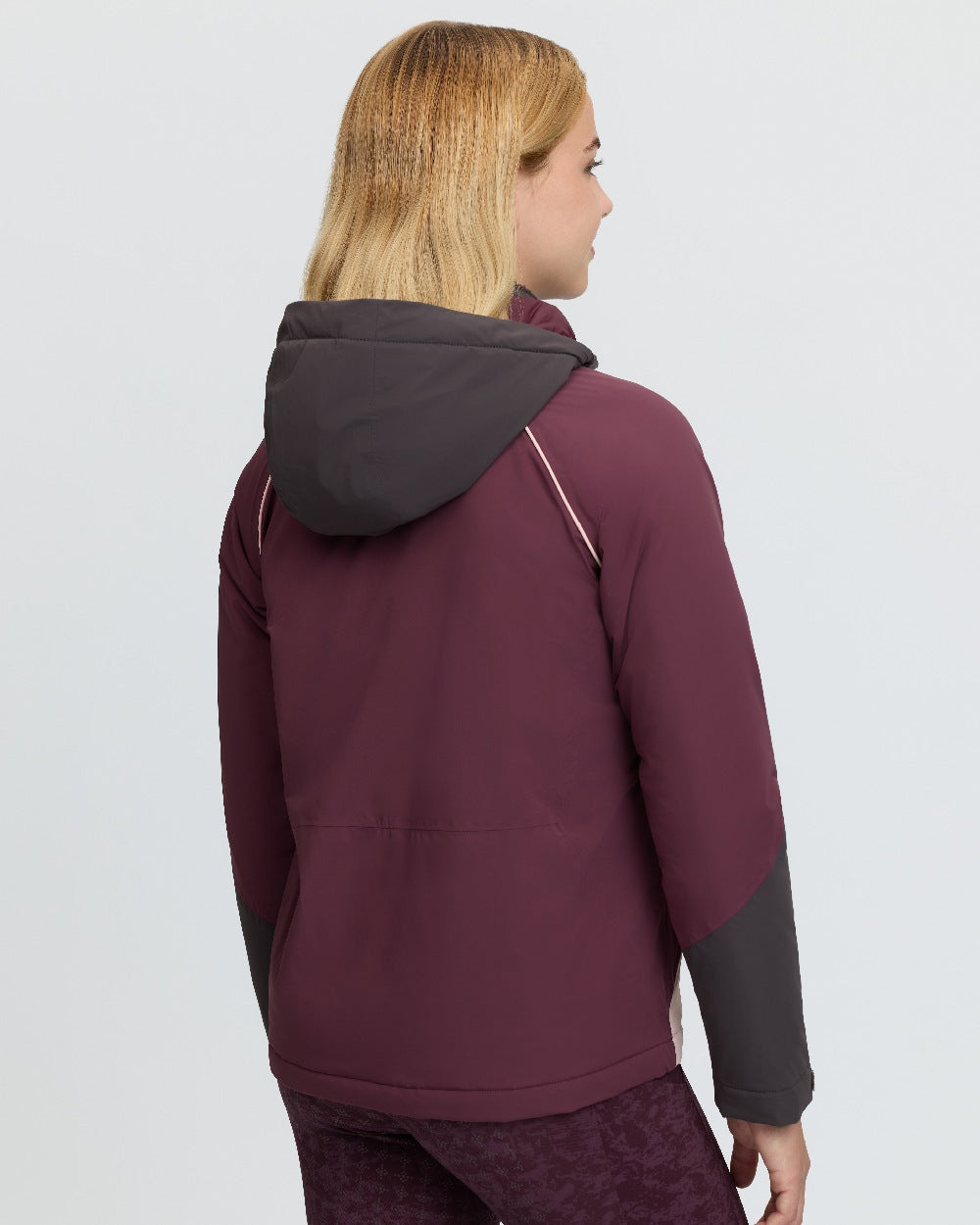 Bramble Coloured LeMieux Kids Young Rider Bailey Waterproof Anorak on White Background