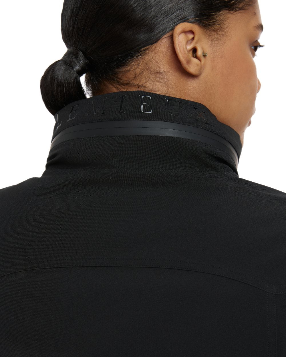 Black coloured LeMieux Ladies Team Jacket on white background