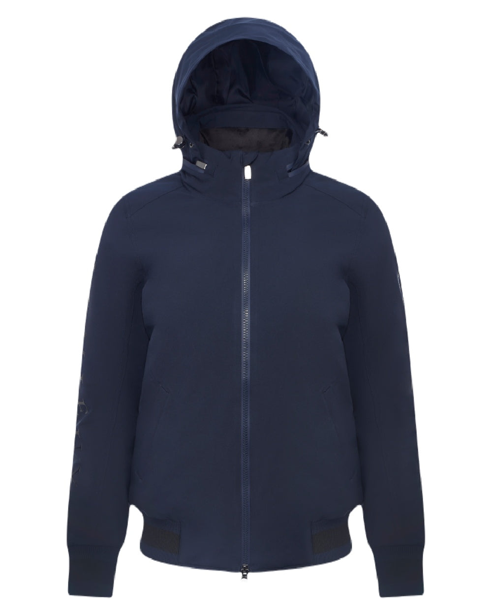 Navy coloured LeMieux Ladies Team Jacket on white background