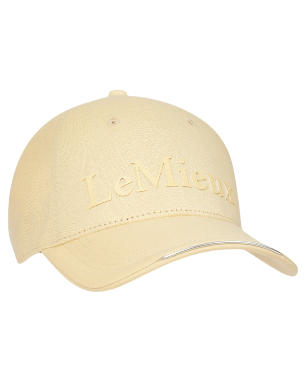Mimosa coloured LeMieux Lara Cap on white background