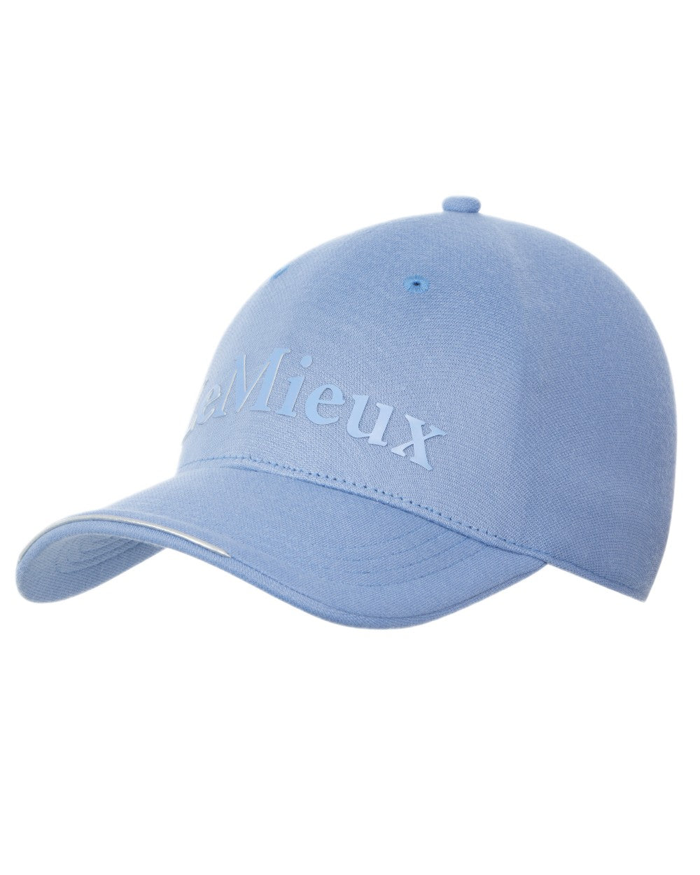 Powder Blue coloured LeMieux Lara Cap on white background