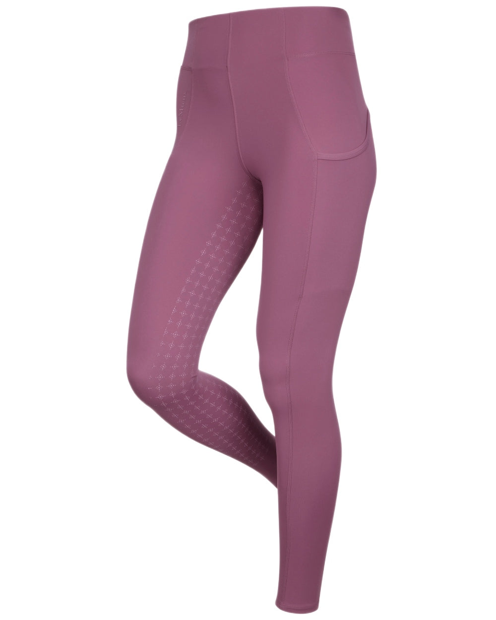 Mallow coloured LeMieux Naomi Pull On Breeches on white background