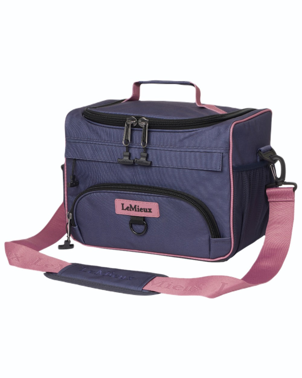 Dusk Blue coloured LeMieux ProKit Lite Grooming Bag on white background
