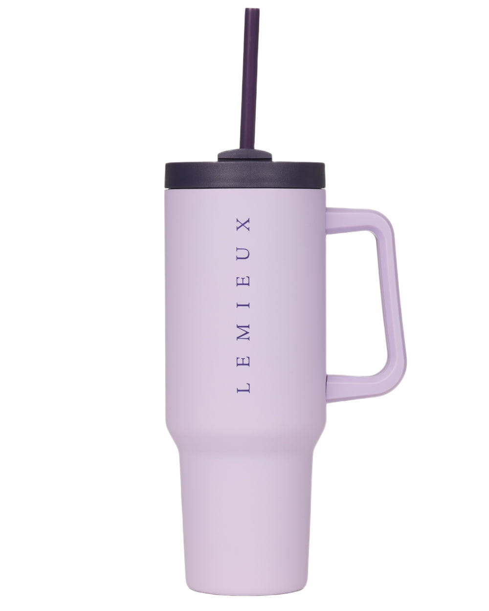 Lilac coloured LeMieux Sports Cup on white background