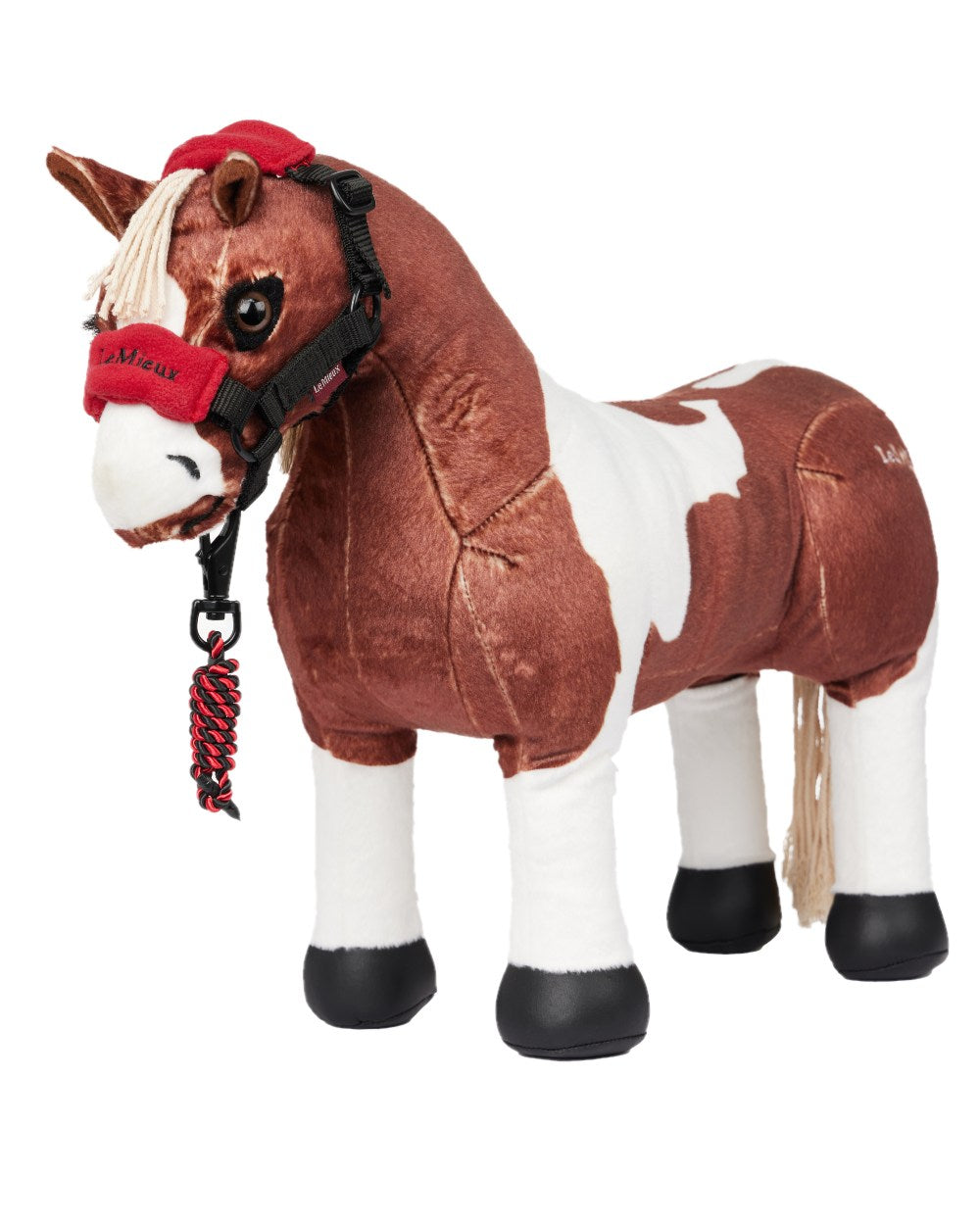 Chilli coloured LeMieux Toy Pony Vogue Headcollar on white background