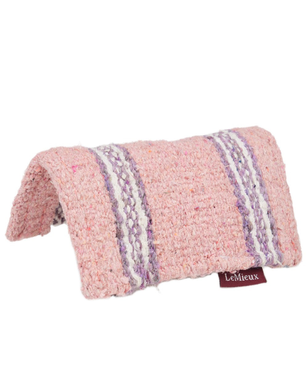 Blossom coloured LeMieux Toy Pony Western Pad on white background