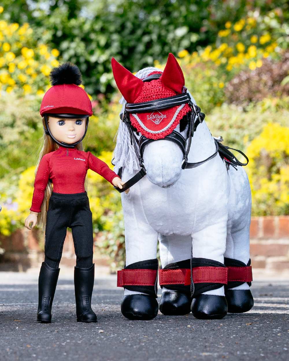 LeMieux Toy Rider Chloe On Outdoor Background