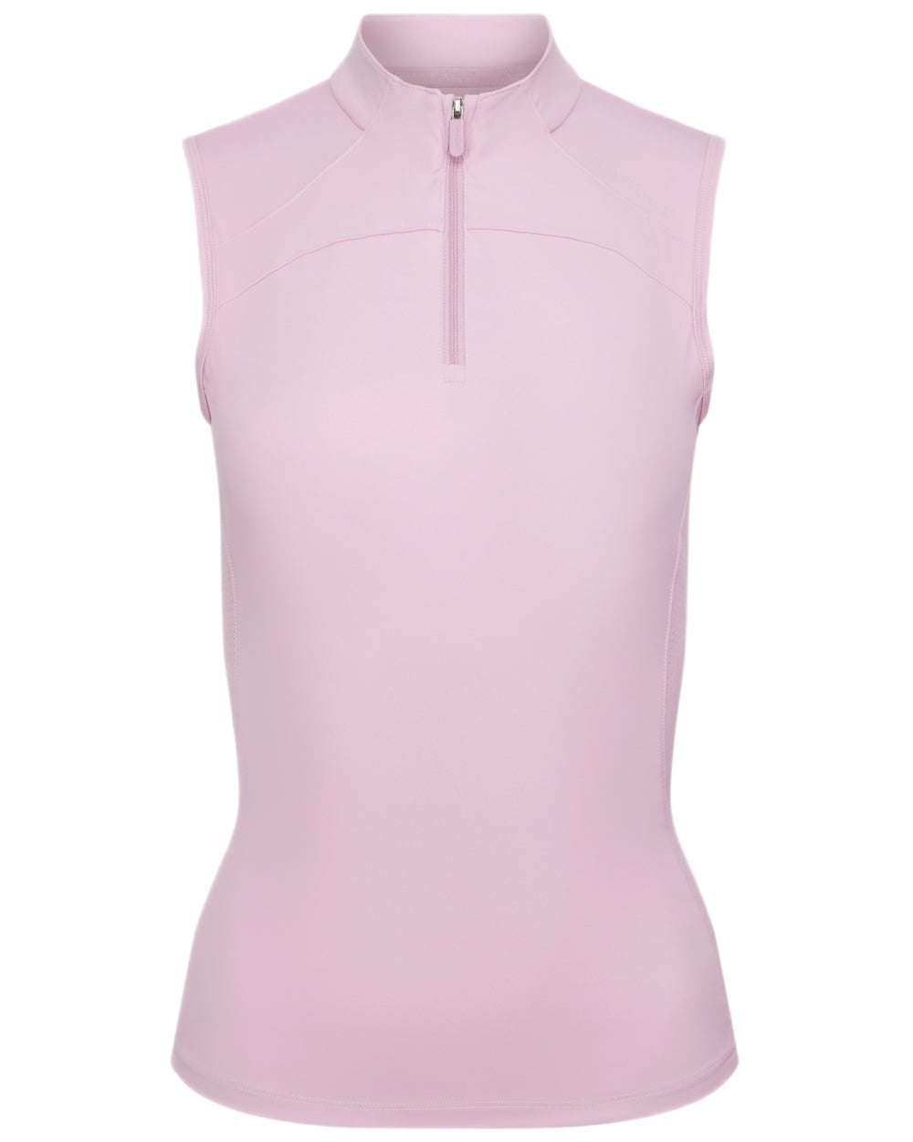 Fondant coloured LeMieux Womens Airflow Sleeveless Base Layer on white background