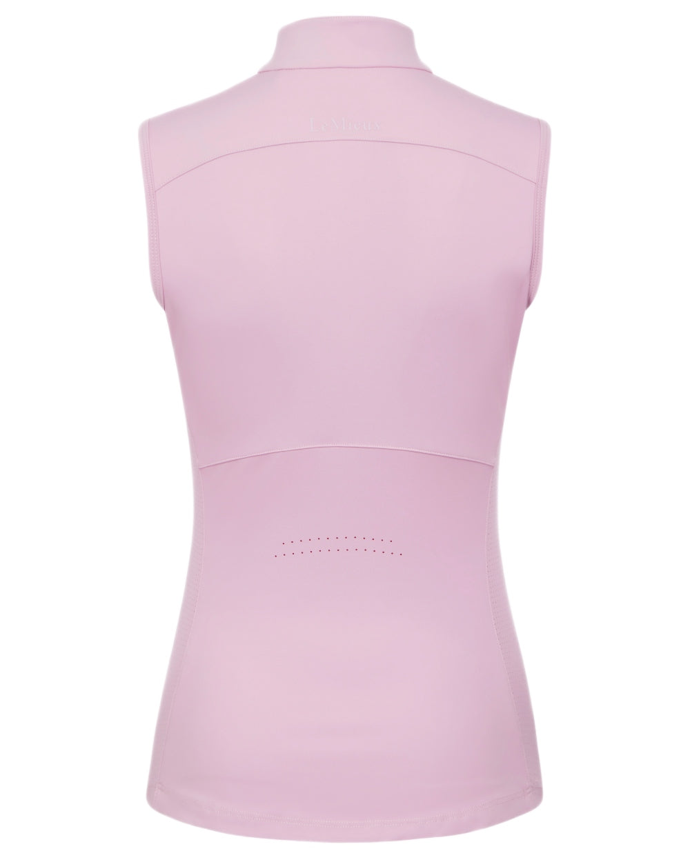 Fondant coloured LeMieux Womens Airflow Sleeveless Base Layer on white background